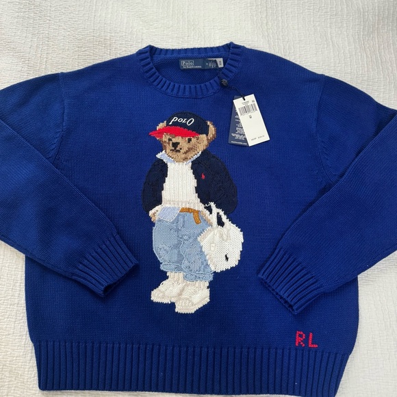 Polo Ralph Lauren Sweaters - Polo by Ralph Lauren women’s Polo Bear Sweater, size M